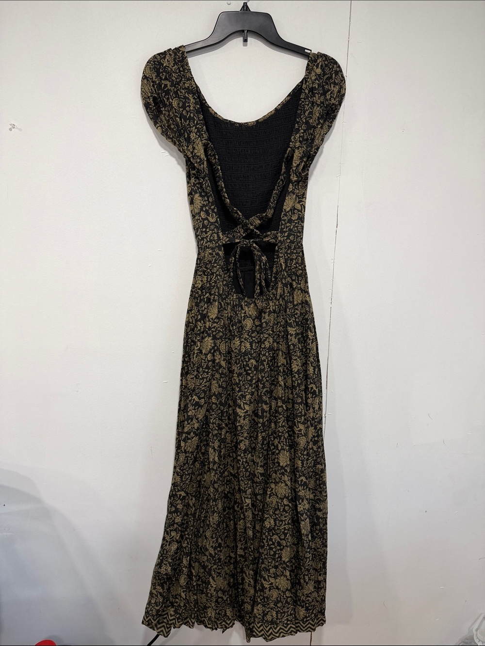 Free People Ultraviolet Maxi Dress in Black Combo Size Medium - Picture 4 of 8